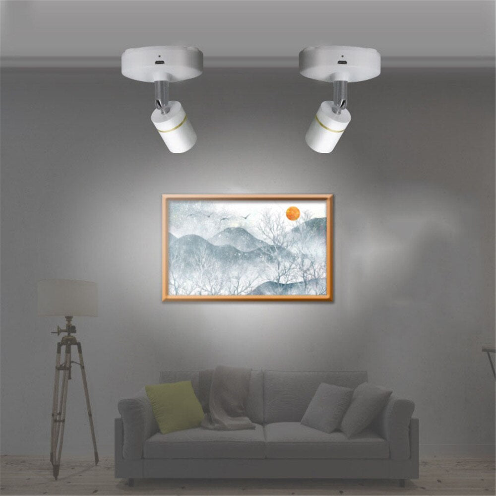 Bright Wireless LED Portable Spotlight Lamp