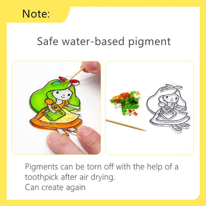 Easy Christmas Glass Art Painting Kit