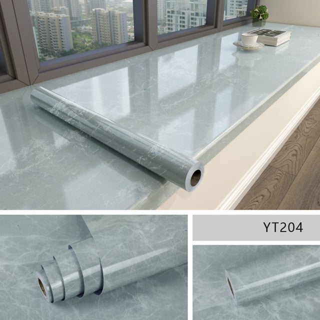 Luxury Marble Pattern Wall Sticker Waterproof Wallpaper