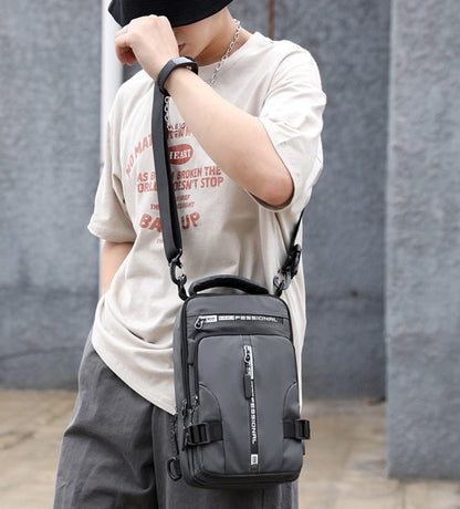 Waterproof Crossbody Purse with USB Charging & Multiple Pockets