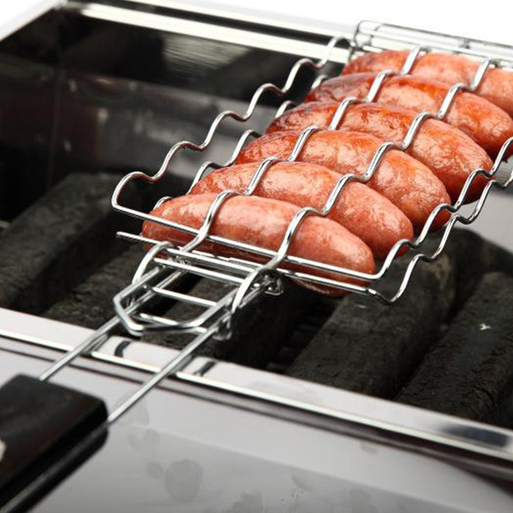 Easy BBQ Sausage Grill Rack - Yeezlab