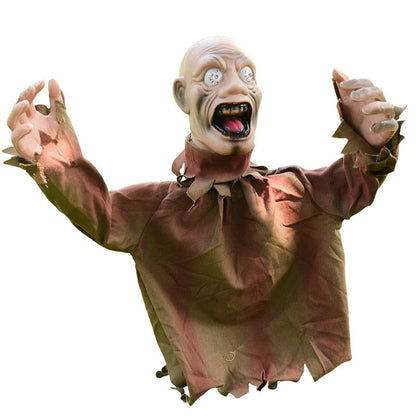 Spooky Animated Zombie Yard Halloween Decor