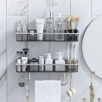 Space Saving Bathroom Makeup Storage Rack