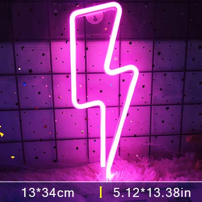 Colorful LED Neon Wall Light Sign Decor