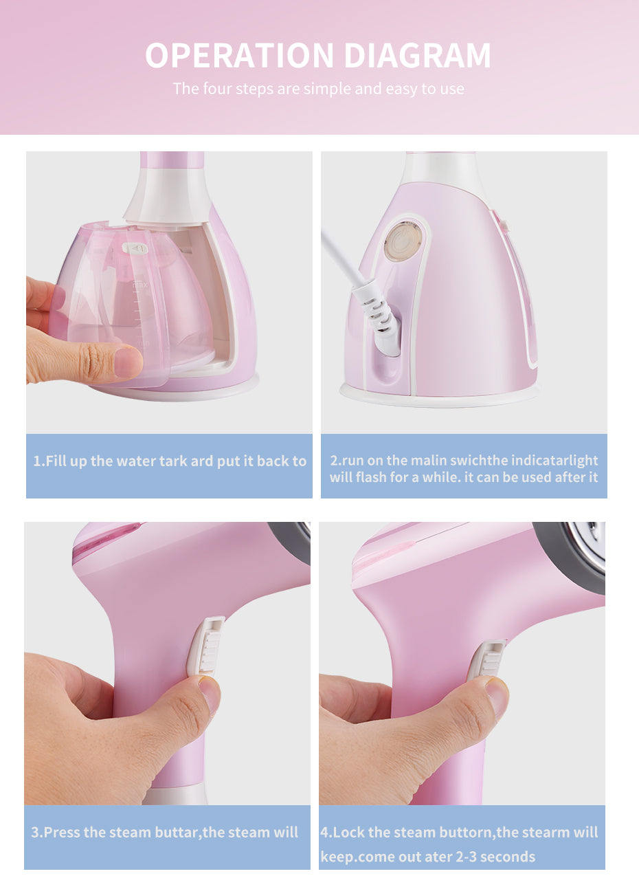 Compact Travel Hand Held Steamer
