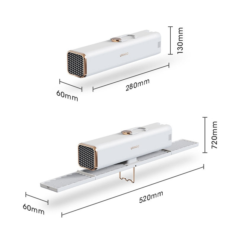 Compact Electric Clothes Drying Rack