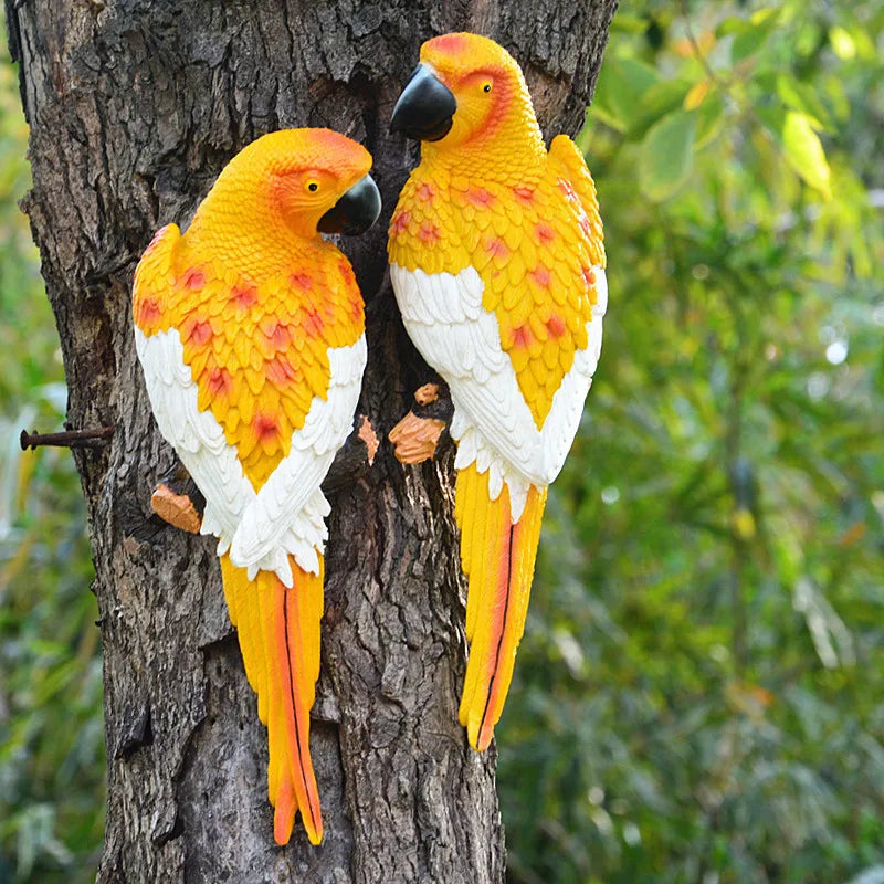 Colorful Bird Branch Wall Decoration