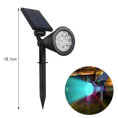 Solar Powered Outdoor Color Changing Spotlight