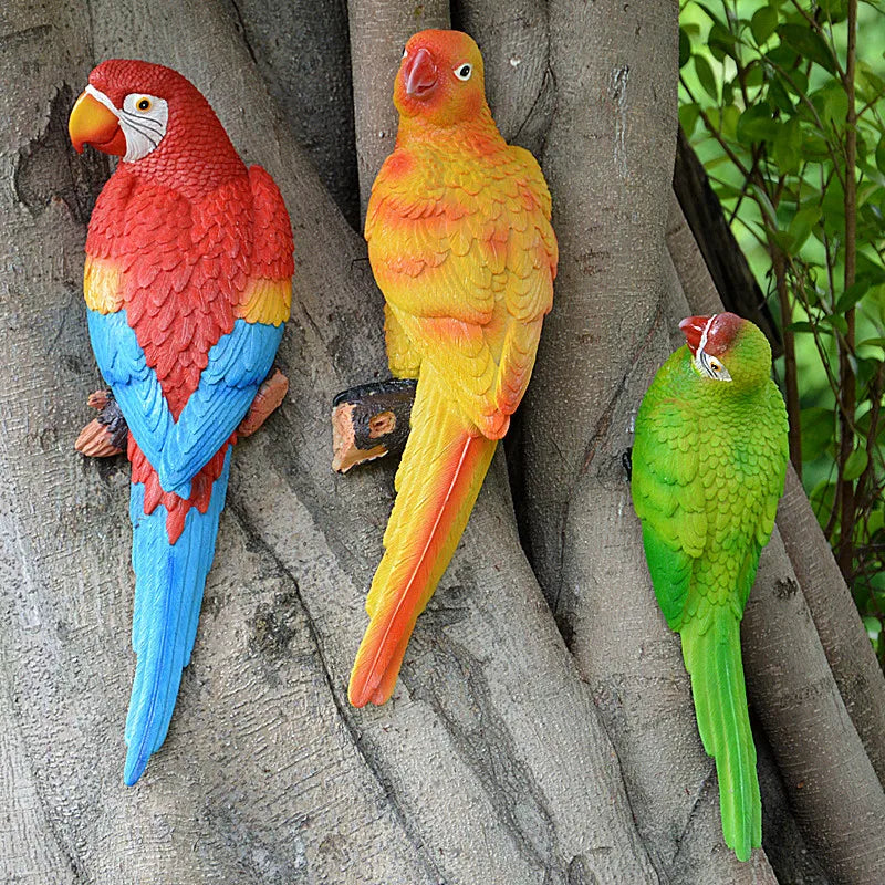Colorful Bird Branch Wall Decoration