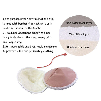 Natural Bamboo Nursing Pads