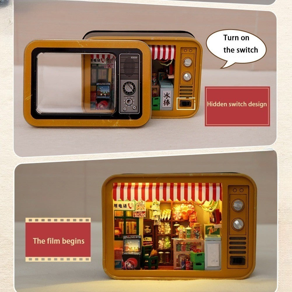 Small Luxury Wooden Dollhouse Furniture Set