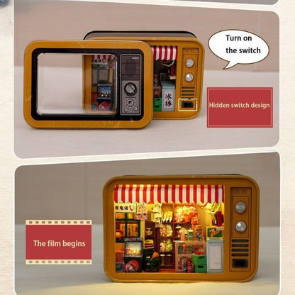 Small Luxury Wooden Dollhouse Furniture Set