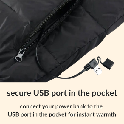 Warm Rechargeable Puffer Jacket for Men and Women
