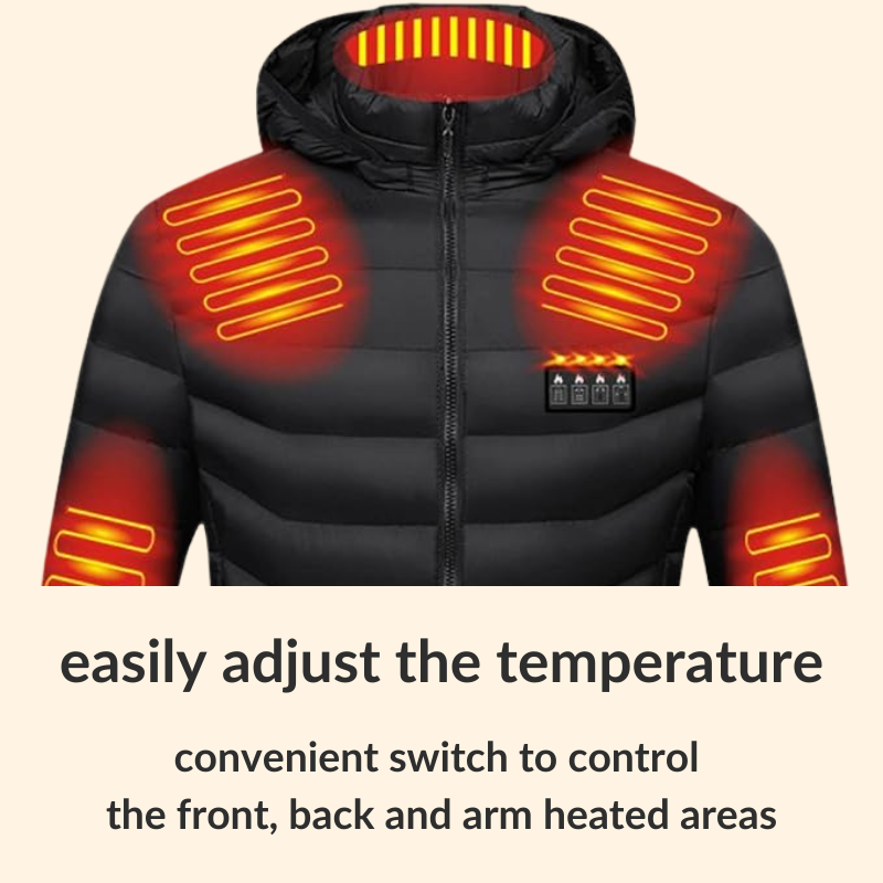 Warm Rechargeable Puffer Jacket for Men and Women