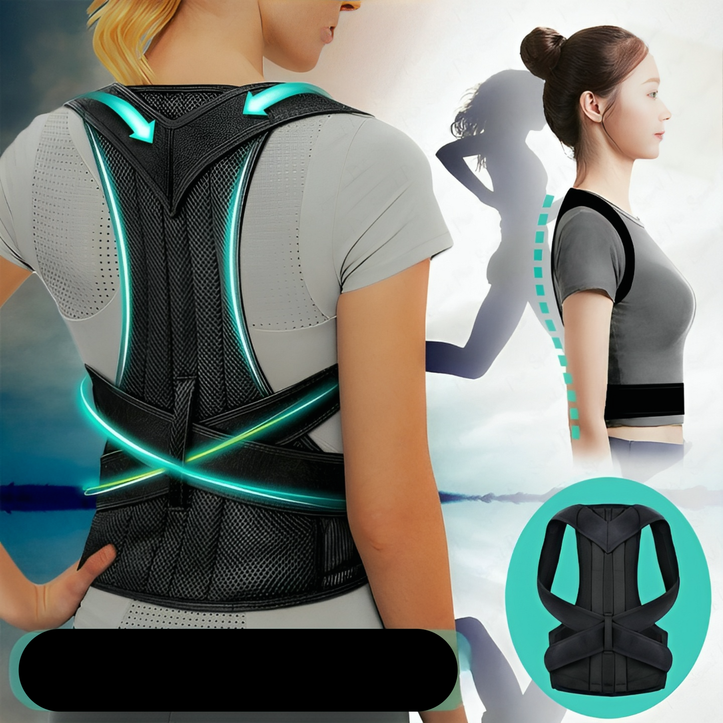Posture Corrector Back Support Trainer - Yeezlab