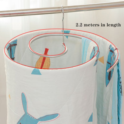 Compact Folding Spin Dry Rack