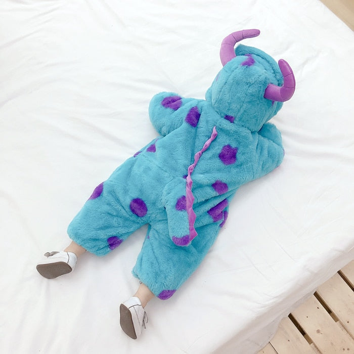 Adorable Plush Animal Onesie Costume for Baby