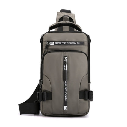 Waterproof Crossbody Purse with USB Charging & Multiple Pockets