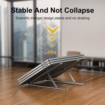 Compact Adjustable Laptop Desk Stand