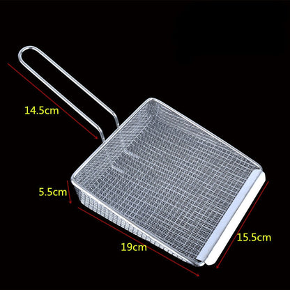 Premium Metal Frying Strainer Spoon