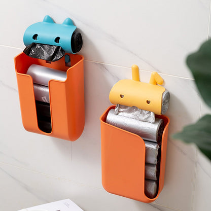 Compact Trash Bag Holder Organizer Rack