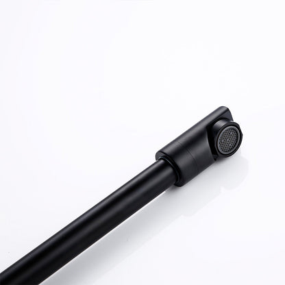 Yeezlab | Adjustable Kitchen Faucet with Retractable Spray – Brushed Steel Finish