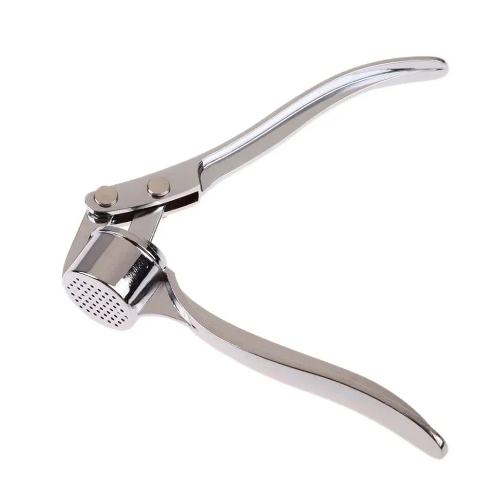 Premium Stainless Steel Garlic Crusher - Strong and Easy