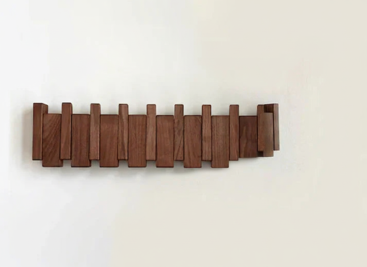 Stylish Wood Entryway Coat Hook