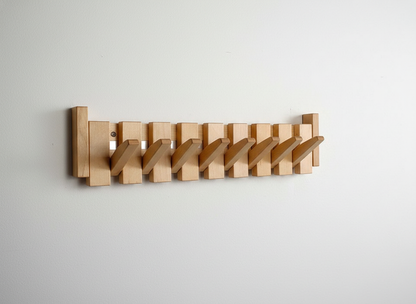 Stylish Wood Entryway Coat Hook