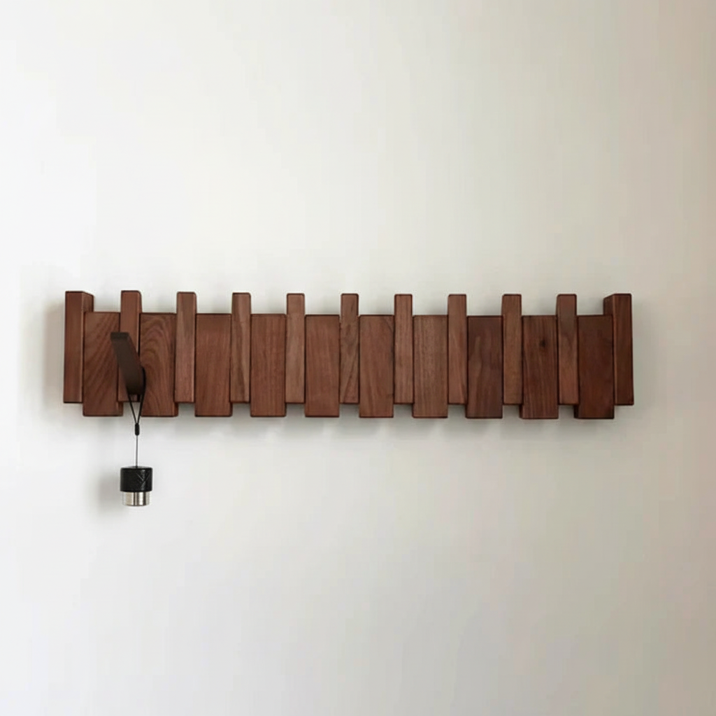 Stylish Wood Entryway Coat Hook - Yeezlab