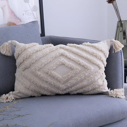Vintage Cotton Throw Pillow Cover