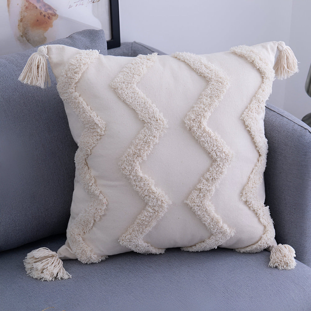 Vintage Cotton Throw Pillow Cover
