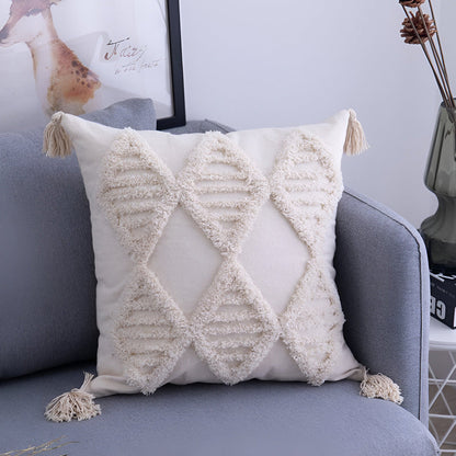 Vintage Cotton Throw Pillow Cover