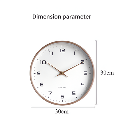 Simple Wooden Wall Clock for Home and Office Decor