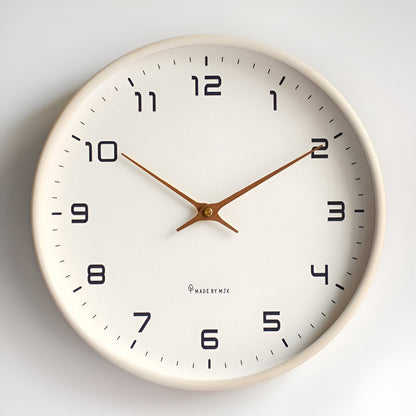 Simple Wooden Wall Clock for Home and Office Decor