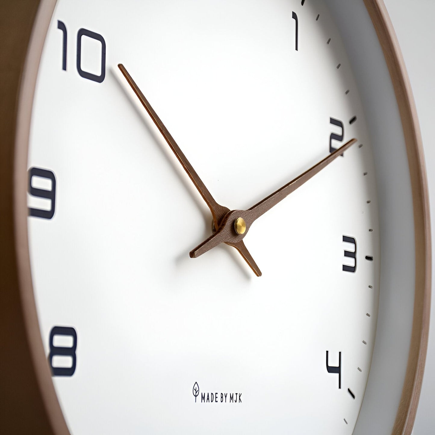 Simple Wooden Wall Clock for Home and Office Decor