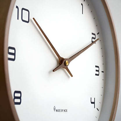 Simple Wooden Wall Clock for Home and Office Decor