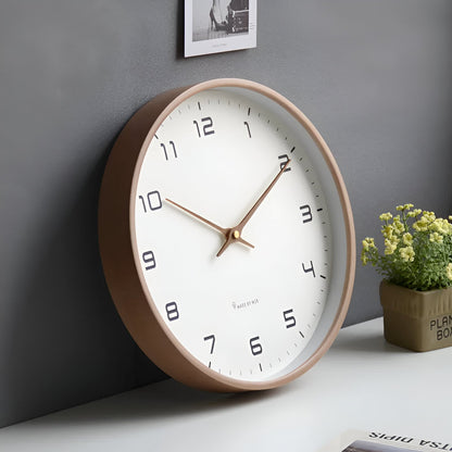 Simple Wooden Wall Clock for Home and Office Decor - Yeezlab