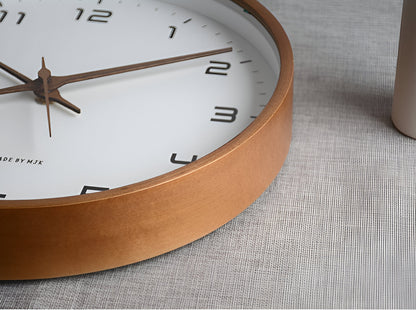 Simple Wooden Wall Clock for Home and Office Decor