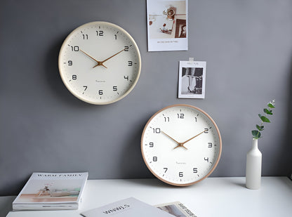 Simple Wooden Wall Clock for Home and Office Decor