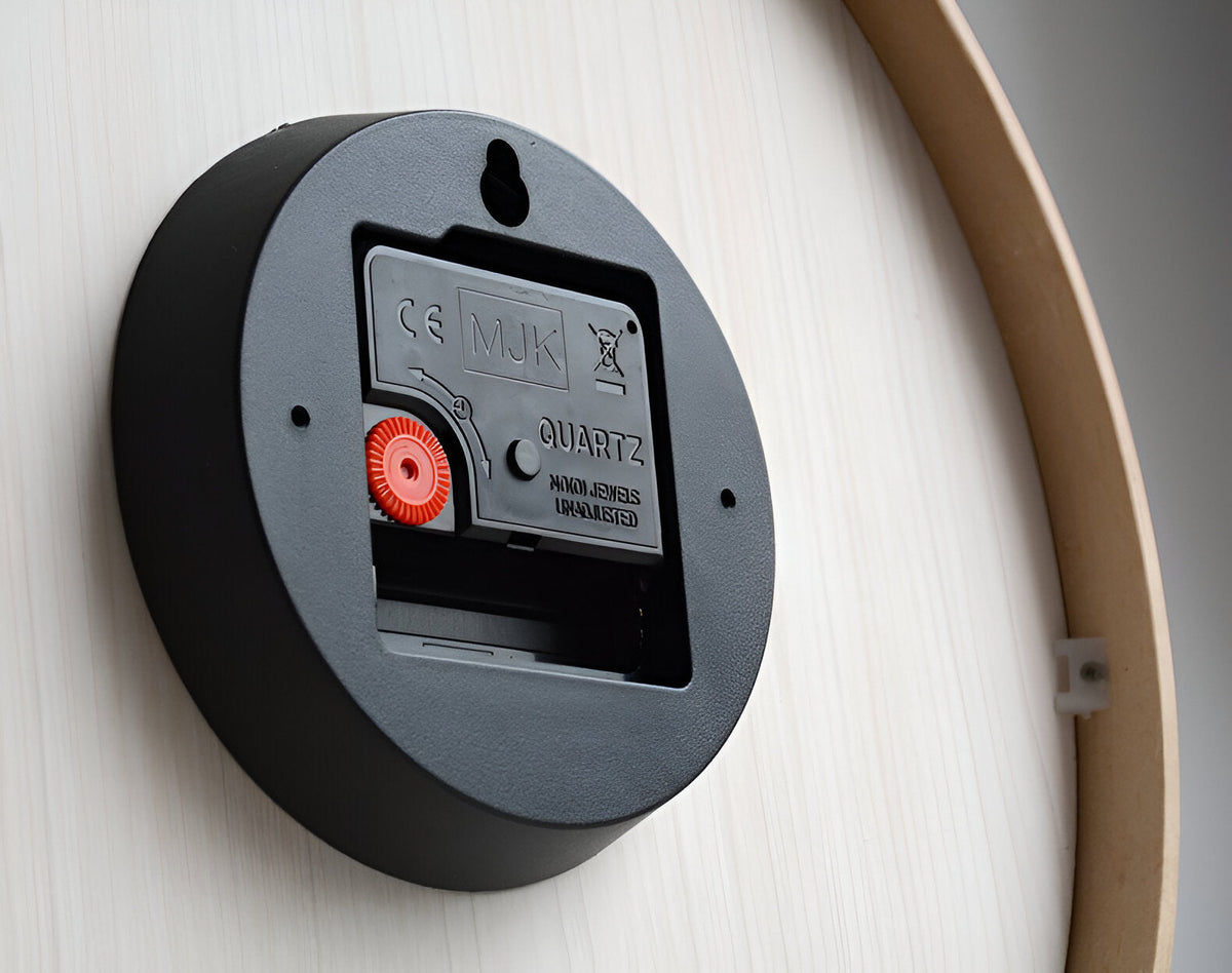 Simple Wooden Wall Clock for Home and Office Decor