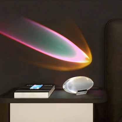Colorful LED Projector Lamp with 360° Rotation