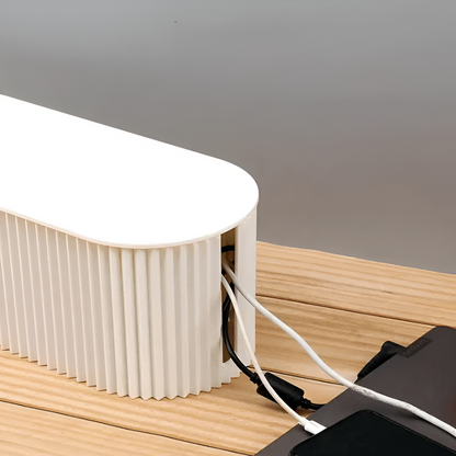 Slim Cable Organizer Box in Pastel Colors