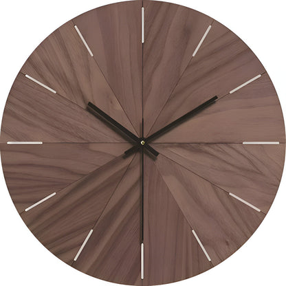 Natural Wood Contemporary Wall Clock - Yeezlab
