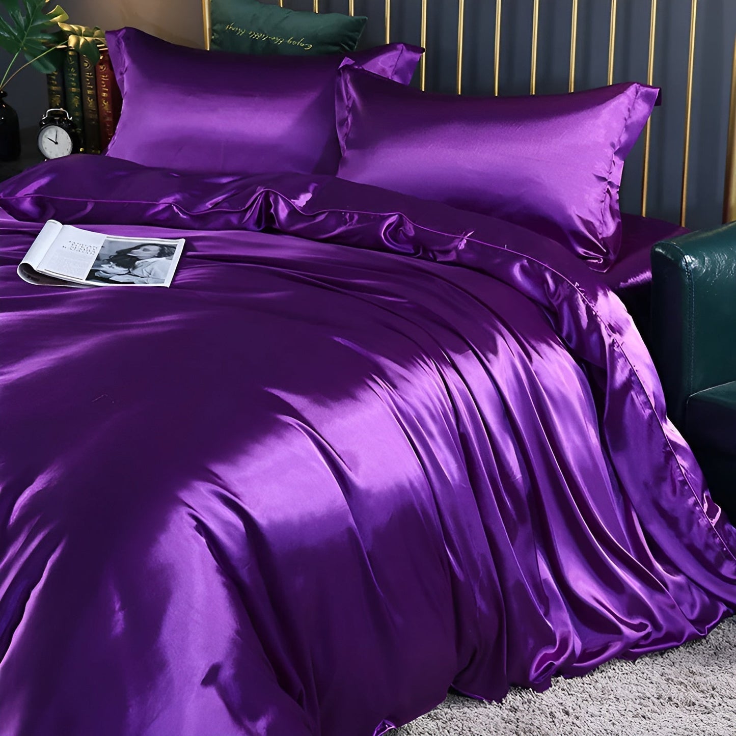 Premium Soft Silk Bedding Set