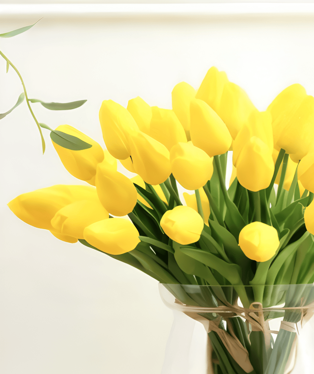 Beautiful Silk Tulip Flower Arrangements 6 Pack