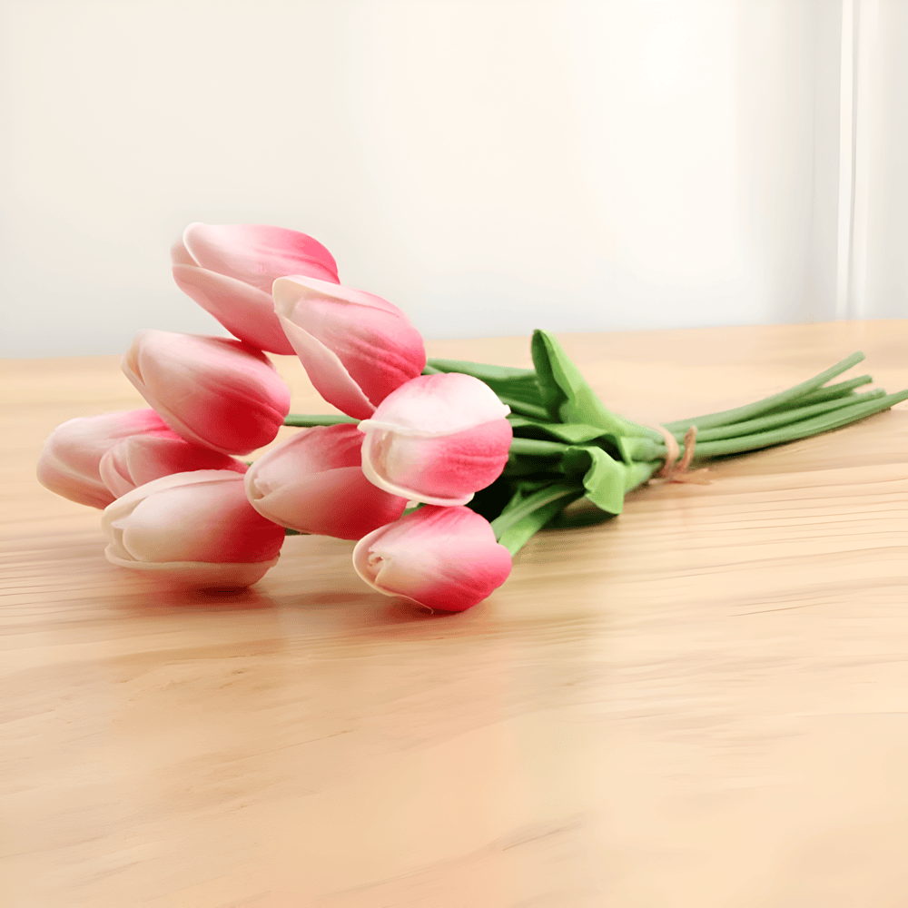 Beautiful Silk Tulip Flower Arrangements 6 Pack