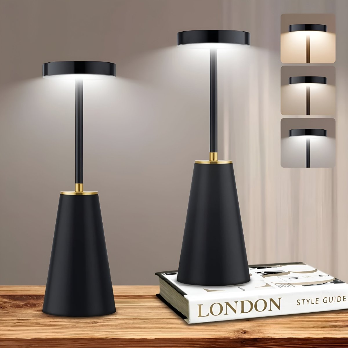 Sleek Wireless Table Lamp with Touch Sensor - Yeezlab