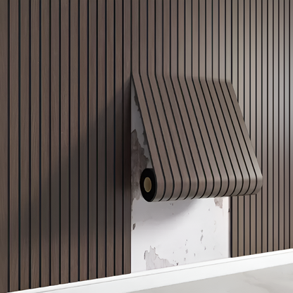 Peel & Stick Wooden Wall Decor Panel
