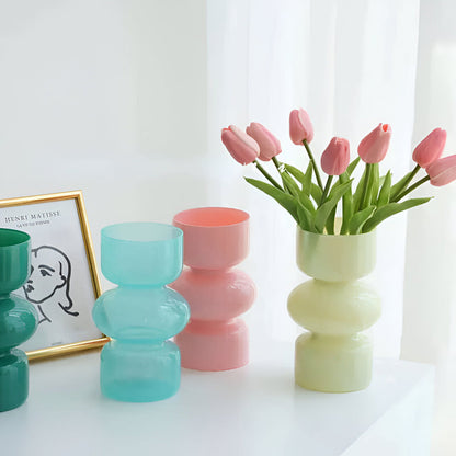 Colorful Modern Glass Vase Decor